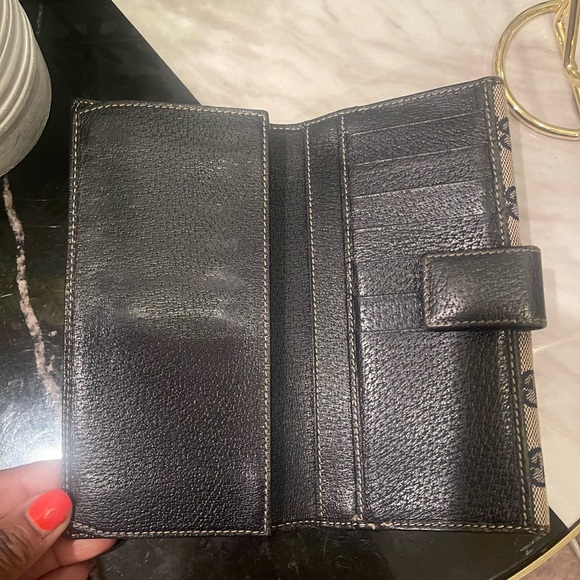 Rare Gucci Sherryline Double Snap Wallet VGUC - Picture 3 of 9